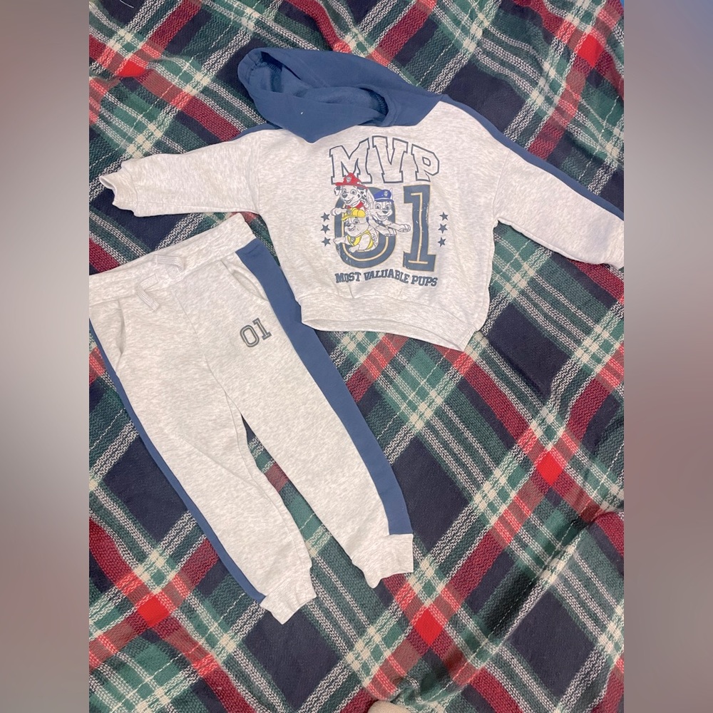 Toddler boys paw patrol set